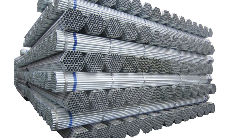 Galvanizado andamio de acero Pipe