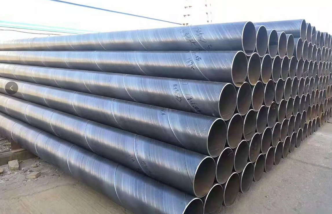 Spiral welded pipe