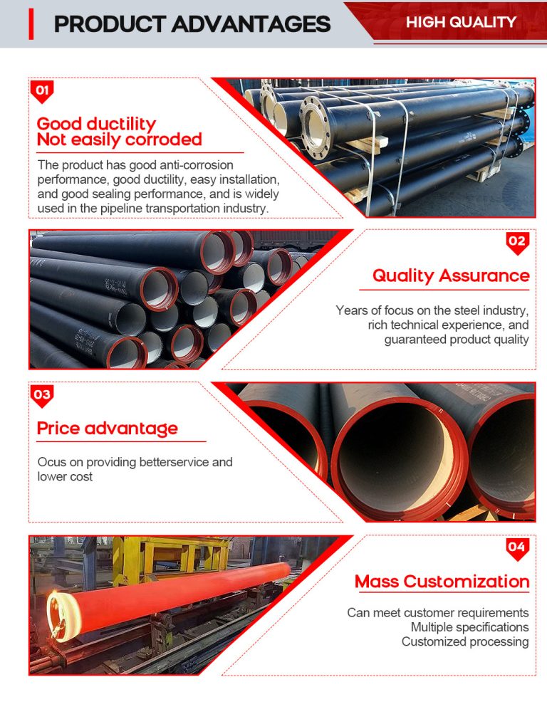 EN545 (Ductile iron pipes, fittings and accessories abter steel pipe