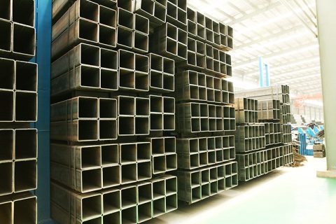 Construction building materials Square and Rectangular Steel Pipe ...